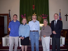 St. Andrew's Anglican Church vestry members